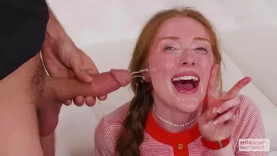 Redhead Lola Grant's Wild Anal Piss Facial Frenzy