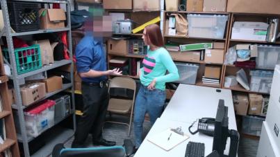 Teen Thief Swallows the Evidence in Steamy Shoplyfter Interrogation