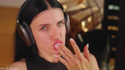 Brunette Beauty Posy Teases in Solo Seduction