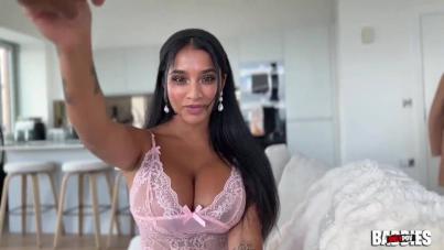Yasmina Khan Takes a Massive BBC Facial from BaddiesOnlyPOV