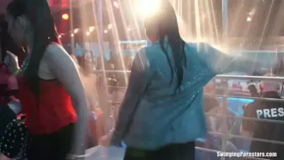 DrunkSexOrgy: Wild Fuck Buddies Get Steamy in the Club Shower - Part 3