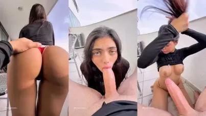 Brenda Trindade's Massive Tits and Juicy Ass Get Pounded Hard in Steamy Amateur Blowjob and Facial Scene