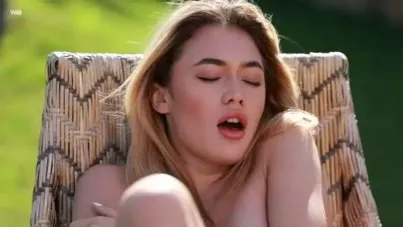Rika Fane’s Steamy Solo Masturbation Session in the Garden