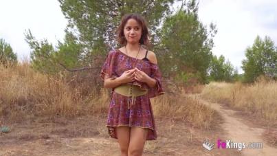 Nudist Picnic First Date Turns Wild: Elena Gets Fucked Outdoors in Public