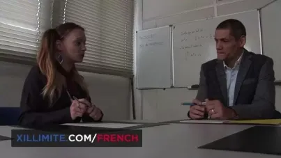 Petite Redhead Schoolgirl Gets Her Tight Pussy Pounded Hard on Teacher's Desk
