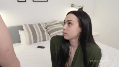 Tiny Russian Cutie Slapped and Destroyed for Going Out Without Permission - Hardcore Facefuck and Deep Throat Domination Ends in Creamy Mess