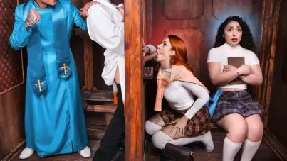 Step-Siblings Caught in a Steamy Foursome Adventure