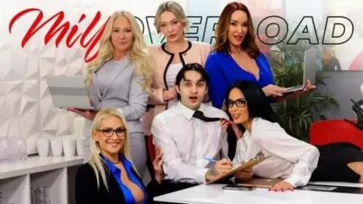 MILF Bosses Take Over in an All-Out Orgy of Big-Tits, Big-Asses & Nonstop Blowjobs
